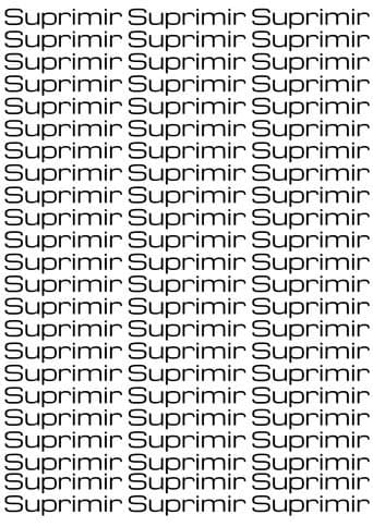 Suprimir