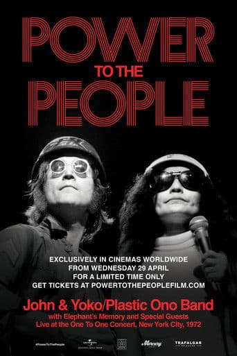 パワー・トゥ・ザ・ピープル：ジョン＆ヨーコ・ライヴ・イン・NYC